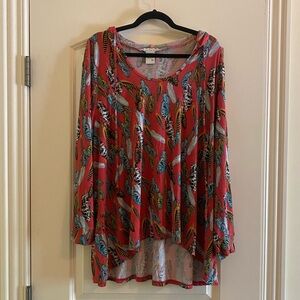 American Rag Feather Long-Sleeve Hoodie